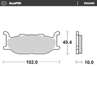 Moto-Master RoadPRO Ceramic Brake Pad (FD0183)