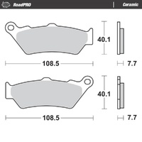 Moto-Master RoadPRO Ceramic Brake Pad (FD0216)