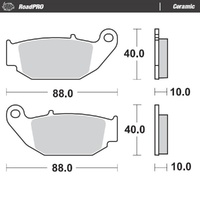 Moto-Master RoadPRO Ceramic Brake Pad (FD0502)