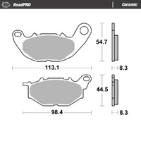 Moto-Master RoadPRO Ceramic Brake Pad (FD0515)