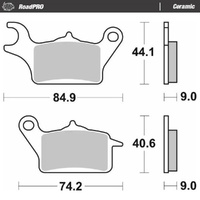 Moto-Master RoadPRO Ceramic Brake Pad