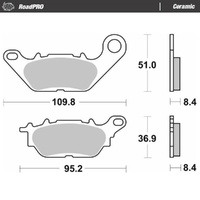 Moto-Master RoadPRO Ceramic Brake Pad