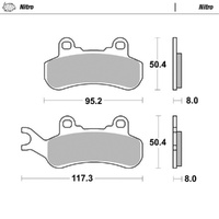 Moto-Master Nitro Sintered Brake Pad
