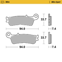 Moto-Master Nitro Sport Sintered Brake Pad (FD0543)