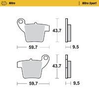 Moto-Master Nitro Sport Sintered Brake Pad