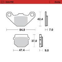 Moto-Master SinterPRO Racing Brake Pad (FD0085)