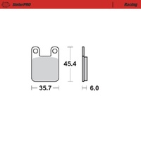 Moto-Master SinterPRO Racing Brake Pad (FD0094)