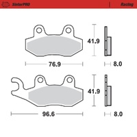 Moto-Master SinterPRO Racing Brake Pad (FD0122)