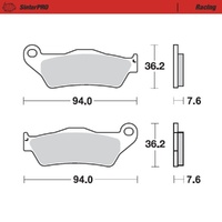 Moto-Master SinterPRO Racing Brake Pad (FD0186)