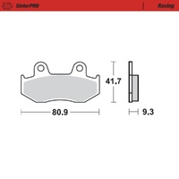 Moto-Master SinterPRO Racing Brake Pad (FD0304)