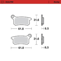 Moto-Master SinterPRO Racing Brake Pad (FD0354)