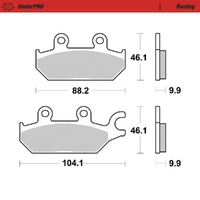 Moto-Master SinterPRO Racing Brake Pad ATV/UTV