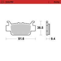 Moto-Master SinterPRO Racing Brake Pad ATV/UTV