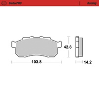 Moto-Master SinterPRO Racing Brake Pad ATV/UTV