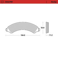 Moto-Master SinterPRO Racing Brake Pad ATV/UTV