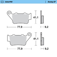 Moto-Master SinterPRO Racing GP Brake Pad (FD0206)
