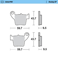 Moto-Master SinterPRO Racing GP Brake Pad (FD0329)