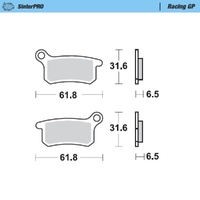 Moto-Master SinterPRO Racing GP Brake Pad (FD0354)
