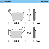 Moto-Master SinterPRO Racing GP Brake Pad (FD0348)