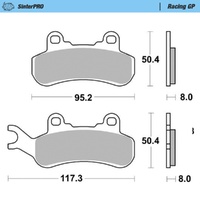 Moto-Master SinterPRO Racing GP Brake Pad ATV/UTV