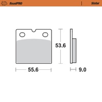 Moto-Master RoadPRO Sinter Front Brake Pad (FD0013)