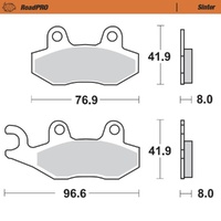 Moto-Master RoadPRO Sinter Front Brake Pad (FD0122)