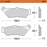 Moto-Master RoadPRO Sinter Front Brake Pad (FD0216)