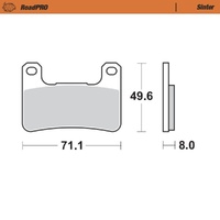 Moto-Master RoadPRO Sinter Front Brake Pad (FD0362)