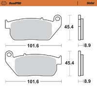 Moto-Master RoadPRO Sinter Front Brake Pad (FD0387)