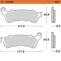 Moto-Master RoadPRO Sinter Front Brake Pad (FD0385)