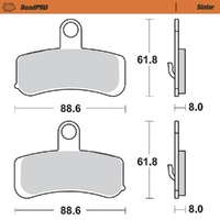 Moto-Master RoadPRO Sinter Front Brake Pad (FD0443)