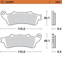 Moto-Master RoadPRO Sinter Rear Brake Pad (FD0255)