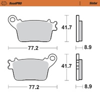 Moto-Master RoadPRO Sinter Rear Brake Pad (FD0412)