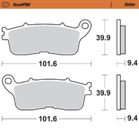 Moto-Master RoadPRO Sinter Rear Brake Pad (FD0500)