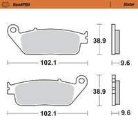 Moto-Master RoadPRO Sinter Rear Brake Pad (FD0132)