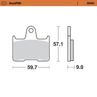 Moto-Master RoadPRO Sinter Rear Brake Pad (FD0347)