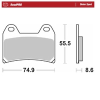 Moto-Master RoadPRO Sinter Sport Brake Pad (FD0221)