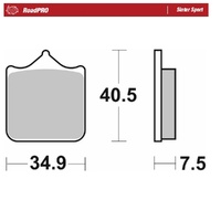 Moto-Master RoadPRO Sinter Sport Brake Pad (FD0305)