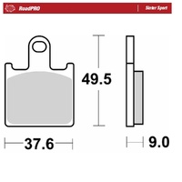 Moto-Master RoadPRO Sinter Sport Brake Pad (FD0419)