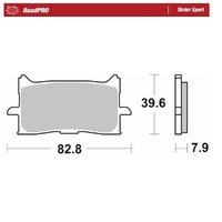 Moto-Master RoadPRO Sinter Sport Brake Pad (FD0521)