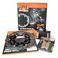 Moto-Master Flame Oversize Brake Kit Fixed Rear 240mm - Husqvarna (+ Enduro adapter)