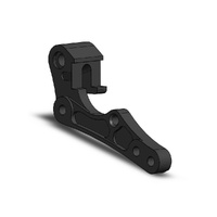 Moto-Master Caliper Adapter Bracket - Black Front 270mm