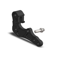 Moto-Master Caliper Adapter Bracket - Black Front 280mm