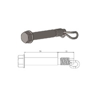 Moto-Master Brake Pad Pin