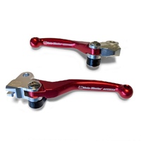 Moto-Master Pivot MX Forged Red Lever Set - Honda