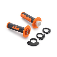 Genuine KTM ODI Lock On Grip Set Orange 