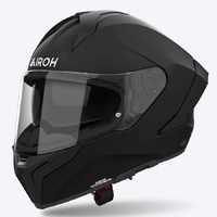 AIROH MATRYX PLAIN MATT BLACK FULL FACE HELMET (LARGE)