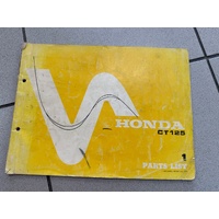 Parts Book Honda CT125U