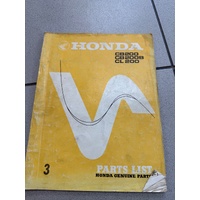Parts Book #3 Honda CB200/CB200B/CL200
