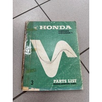 Parts Book Honda CB500 / CB500K1